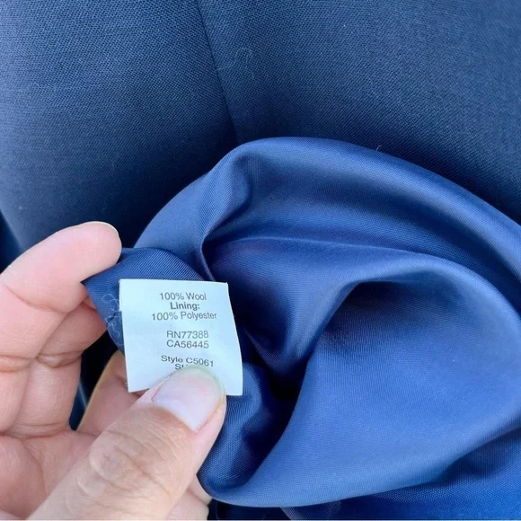 J.CREW | TULIP SLEEVE SUITING SHEATH DRESS IN NAVY SIZE 4 - Picture 7 of 9